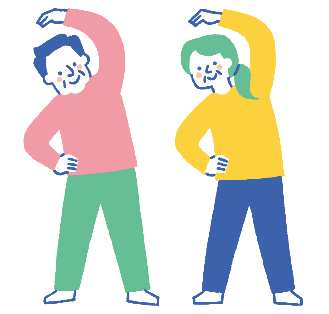 歩けるイラスト